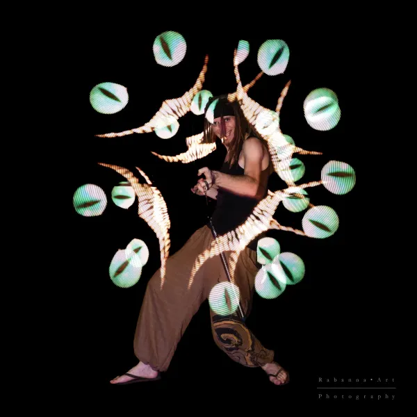 LED-Show: Pixel Poi Smirke