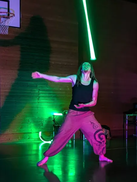 LED-Show: Stab