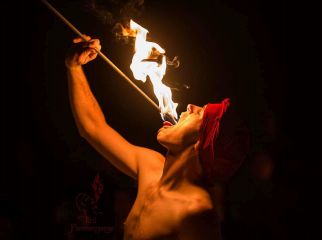 Ifrit Flammenzunge Feuerschlucken